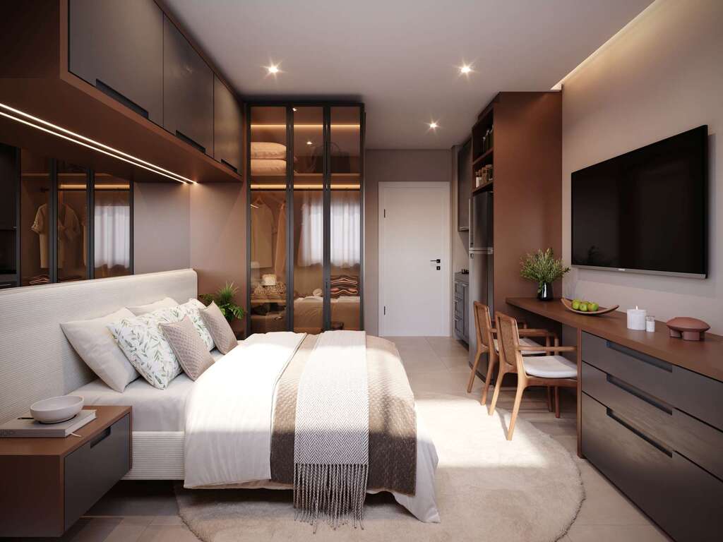 Apartamento à venda em São Paulo, Butantã, com 1 quarto, 26,34m² - Chaves Imob