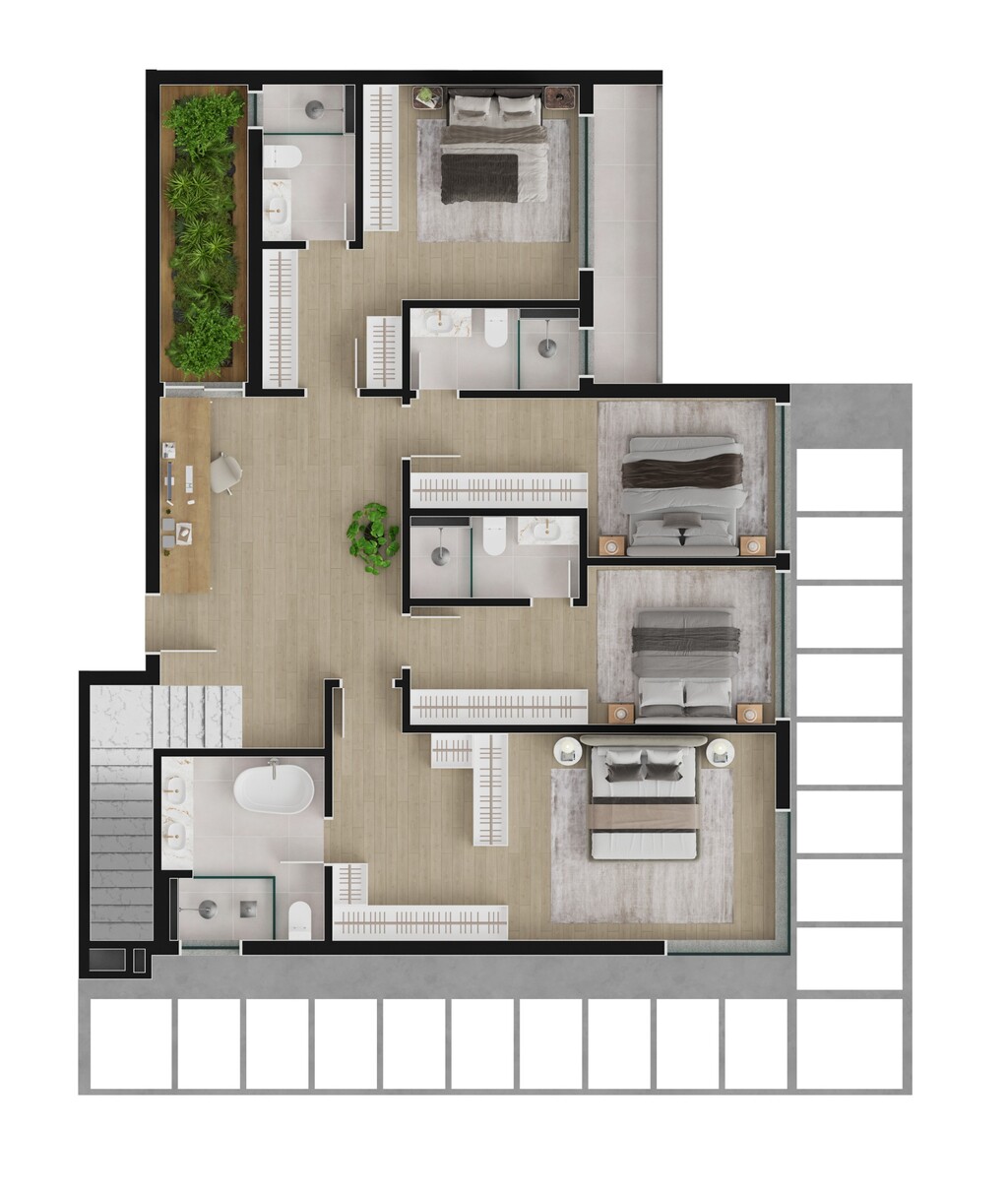 Apartamento à venda com 3 quartos, 187m² - Foto 32