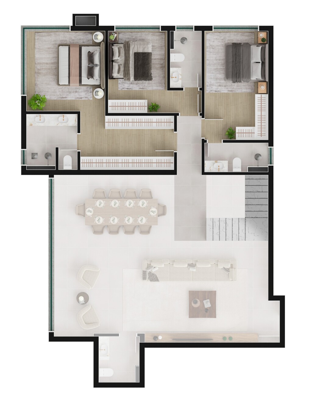 Apartamento à venda com 3 quartos, 187m² - Foto 34