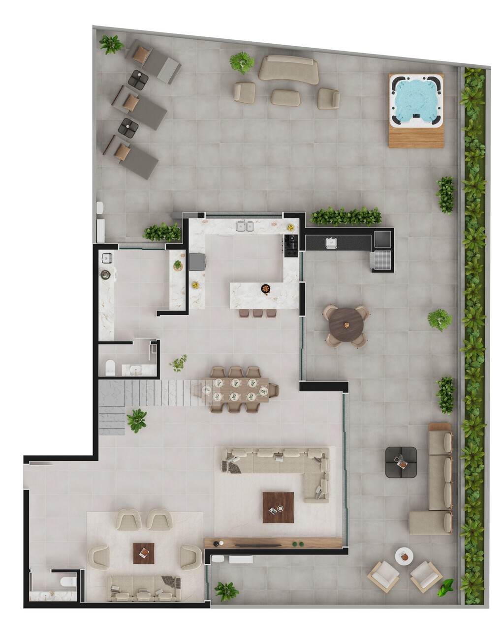 Apartamento à venda com 3 quartos, 187m² - Foto 35