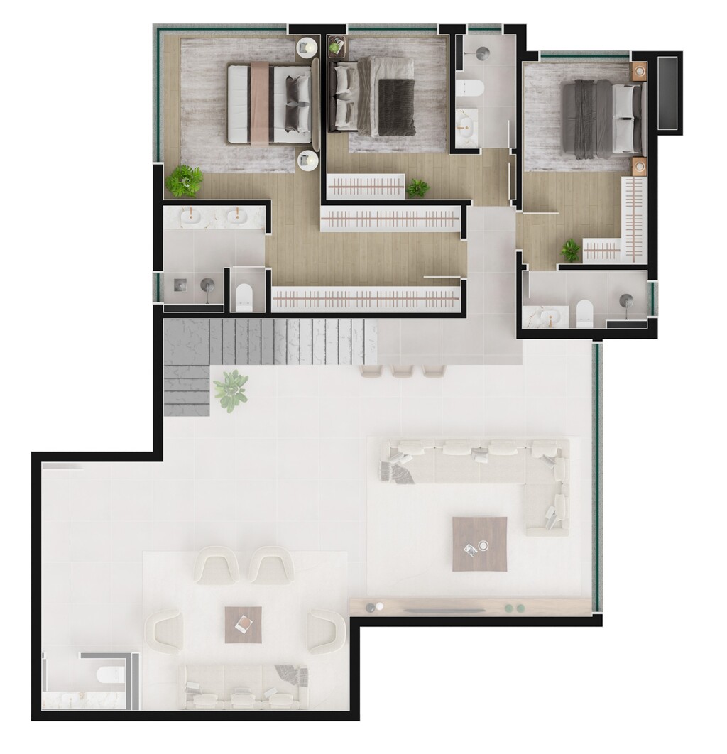Apartamento à venda com 3 quartos, 187m² - Foto 36
