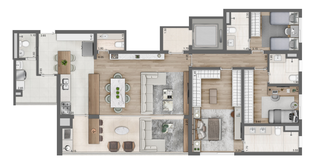 Apartamento, 3 quartos, 146 m² - Foto 18