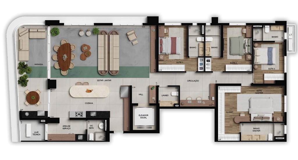 Apartamento, 4 quartos, 473 m² - Foto 47