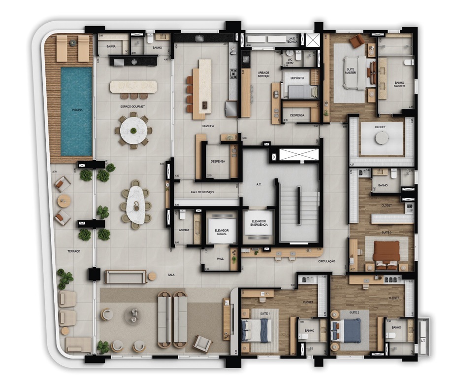 Apartamento, 4 quartos, 473 m² - Foto 48