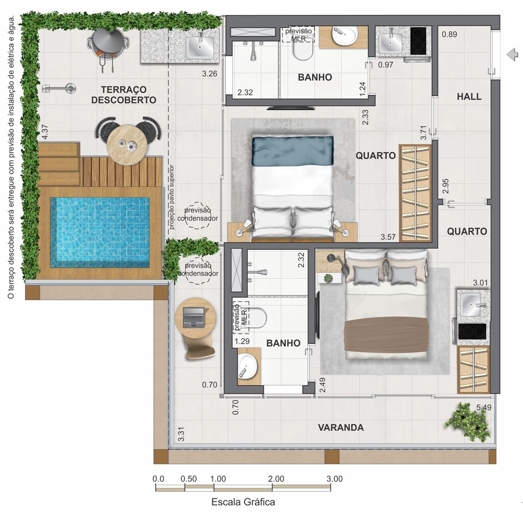Apartamento, 2 quartos, 50 m² - Foto 66