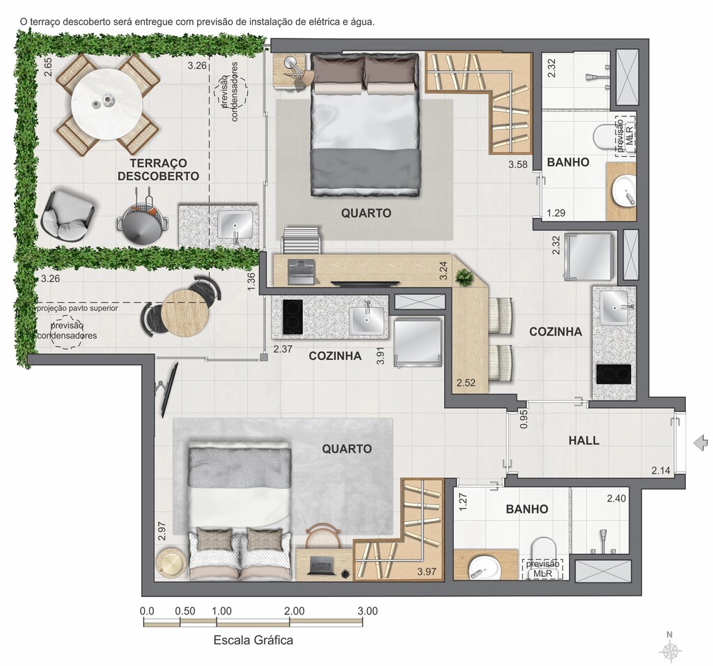 Apartamento, 2 quartos, 50 m² - Foto 70