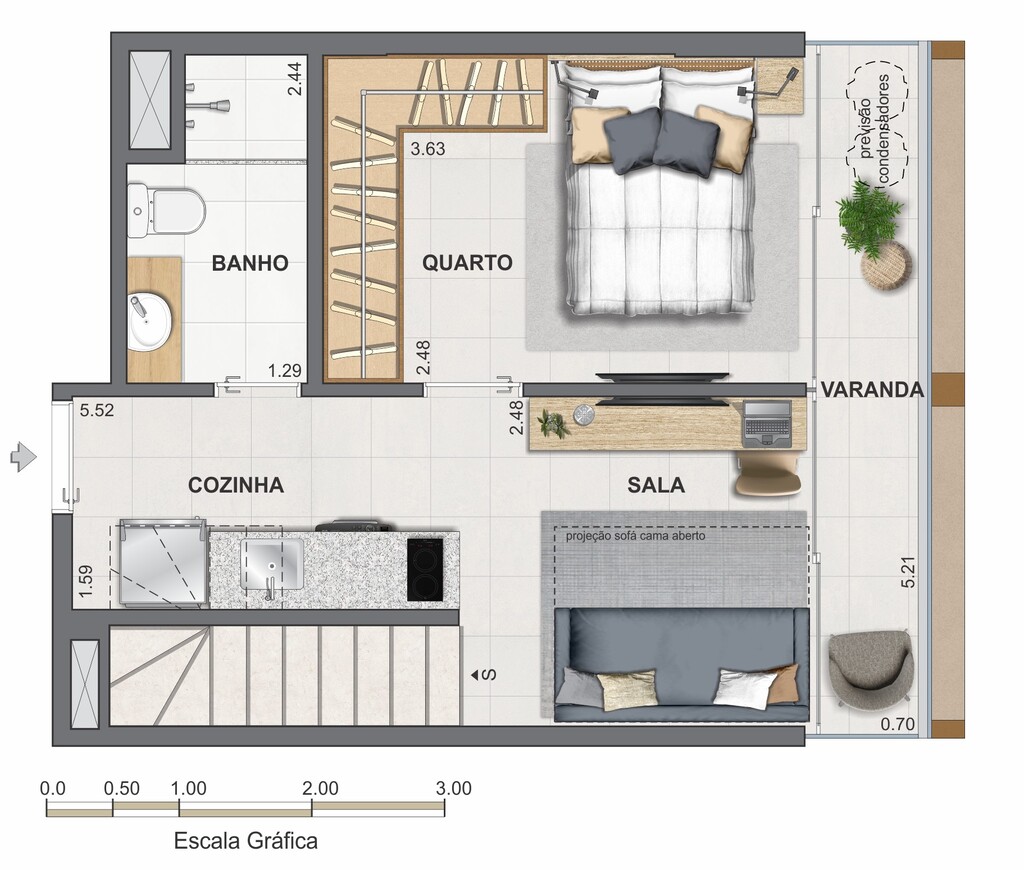 Apartamento, 2 quartos, 50 m² - Foto 72