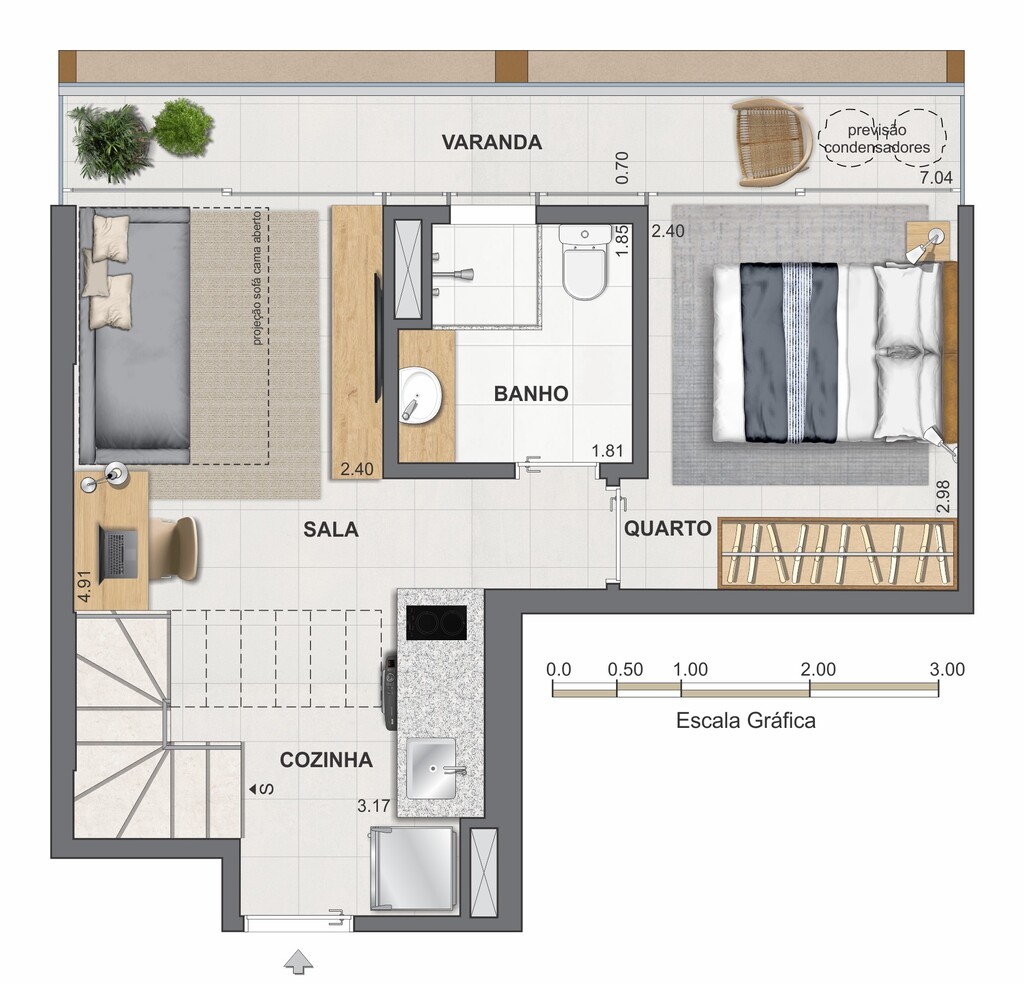 Apartamento, 2 quartos, 50 m² - Foto 75