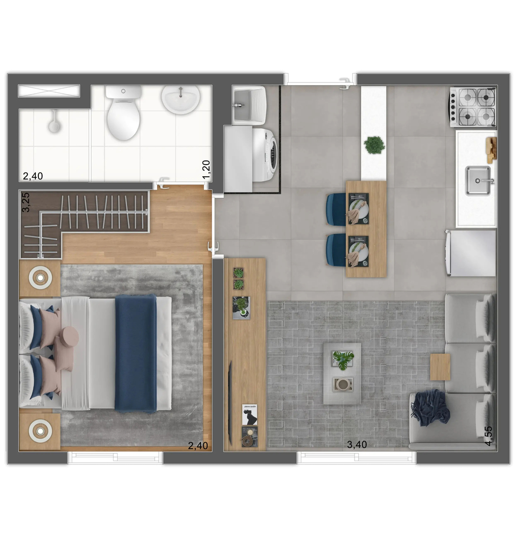 Apartamento à venda com 2 quartos, 34m² - Foto 33