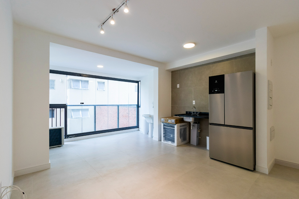 Apartamento à venda em São Paulo, Campo Belo, com 1 quarto, 46m²