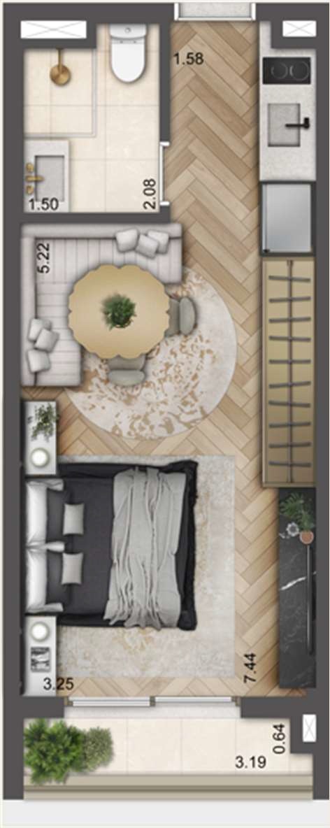 Apartamento, 1 quarto, 30 m² - Foto 6