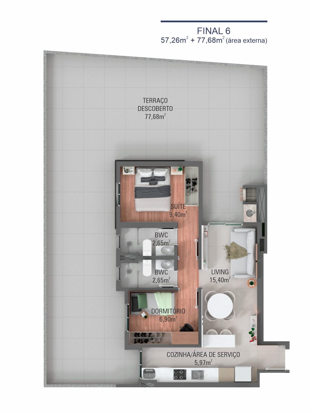 Apartamento à venda com 2 quartos, 55m² - Foto 31