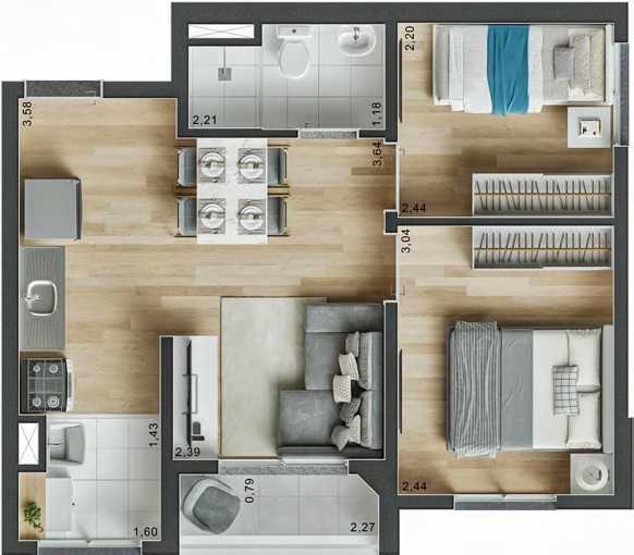 Apartamento à venda com 1 quarto, 29m² - Foto 16