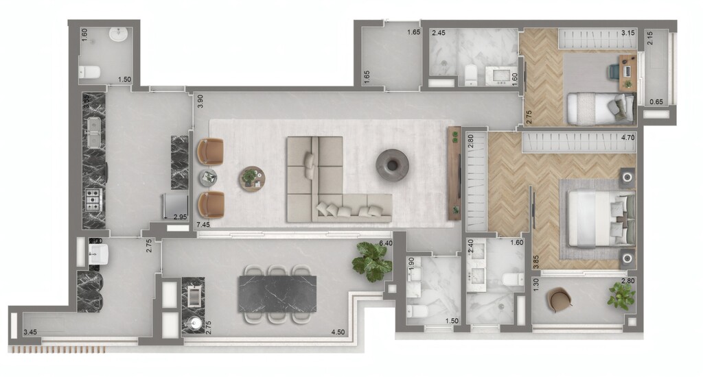 Cobertura à venda com 3 quartos, 358m² - Foto 21