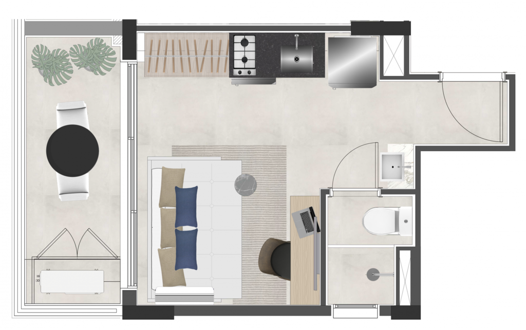 Cobertura à venda com 1 quarto, 64m² - Foto 56
