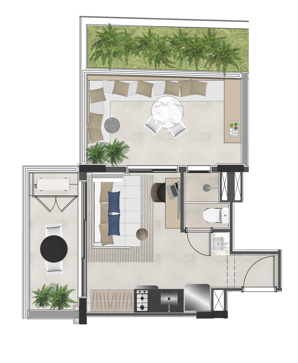 Cobertura à venda com 1 quarto, 64m² - Foto 57
