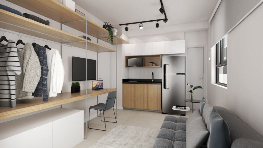 Cobertura, 1 quarto, 64 m² - Foto 10