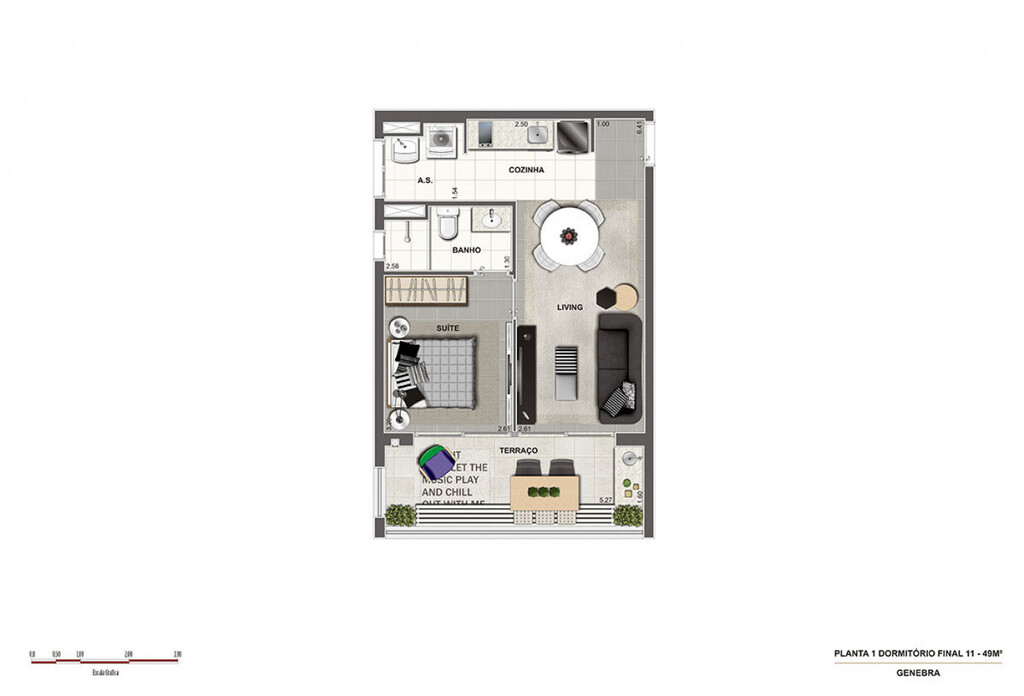 Apartamento à venda com 1 quarto, 33m² - Foto 47