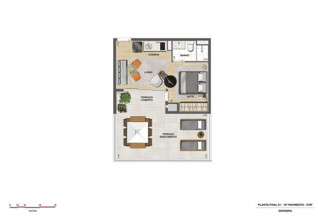 Apartamento à venda com 1 quarto, 33m² - Foto 48