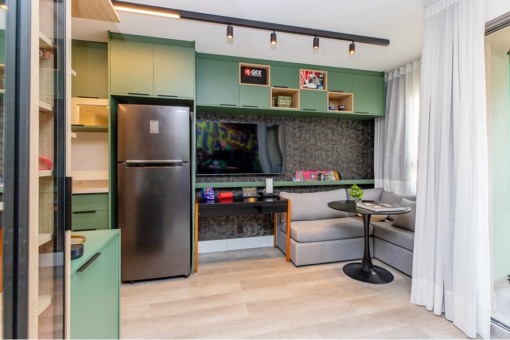 Studio à venda em São Paulo, Campo Belo, com 1 quarto, 24,5m²