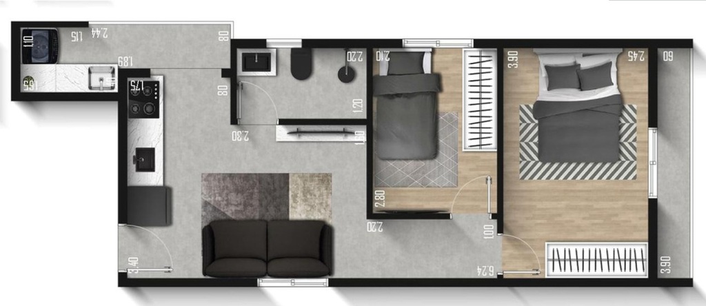 Cobertura à venda com 2 quartos, 49m² - Foto 6