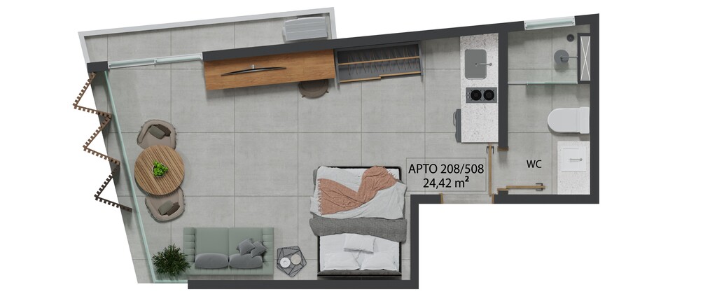 Apartamento à venda com 1 quarto, 29m² - Foto 19