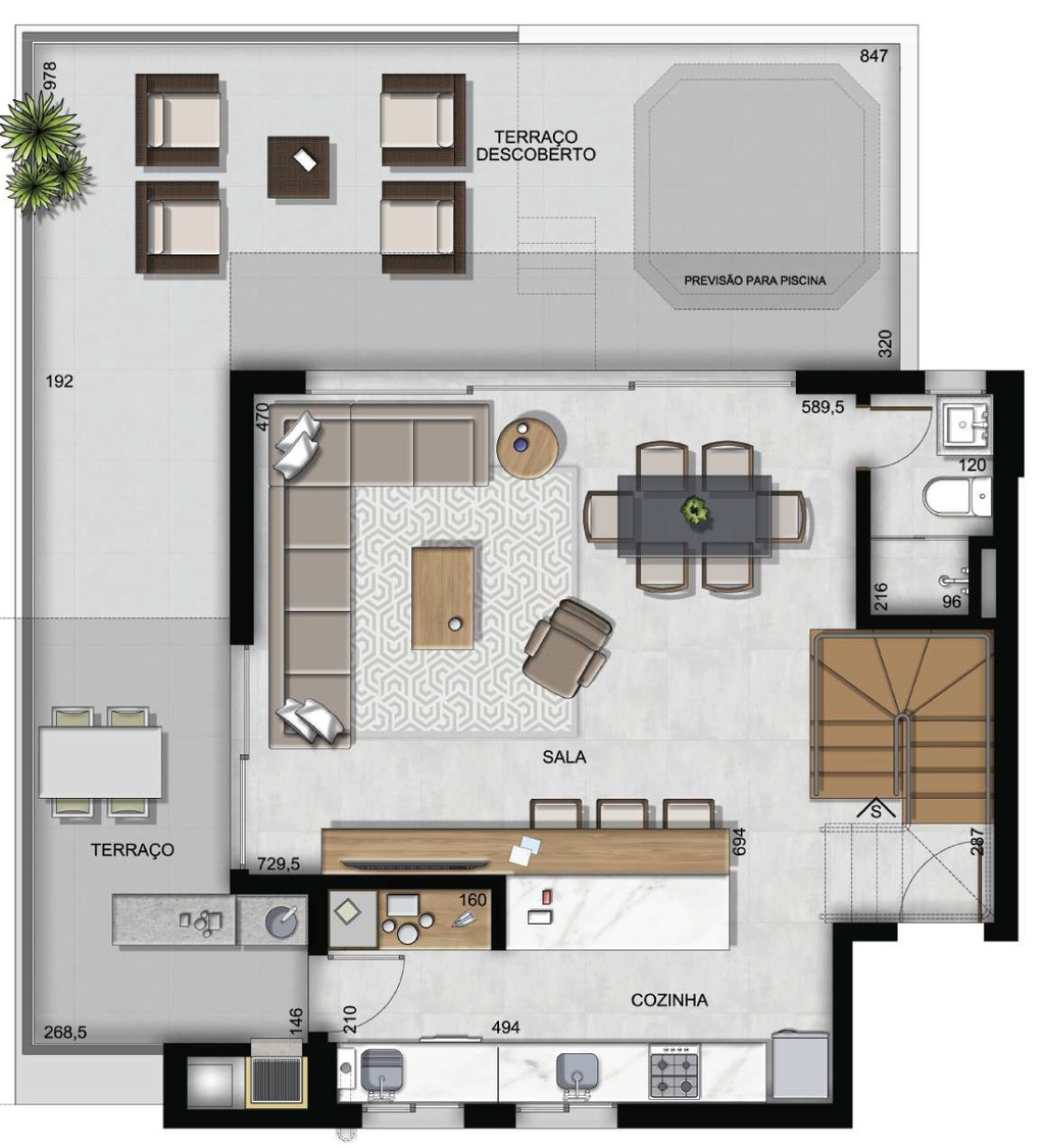 Cobertura, 3 quartos, 171 m² - Foto 20