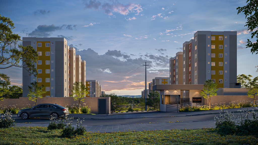 Apartamento à venda com 2 quartos, 35.82m² - Jardim Nova Esperança,Londrina