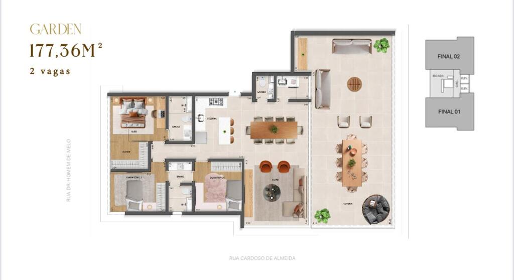 Cobertura à venda com 4 quartos, 226m² - Foto 8