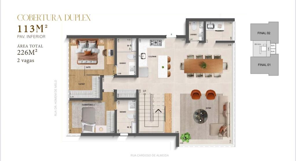 Cobertura à venda com 4 quartos, 226m² - Foto 9