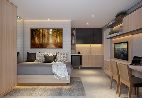 Studio à venda em São Paulo, Vila Prudente, com 1 quarto, 26,13m² - Imóveis Magamar