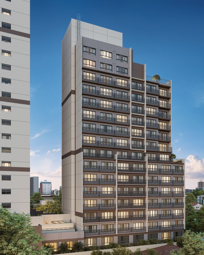 Studio à venda em São Paulo, Vila Clementino, com 1 quarto, 26,02m² - Renaldo Moura