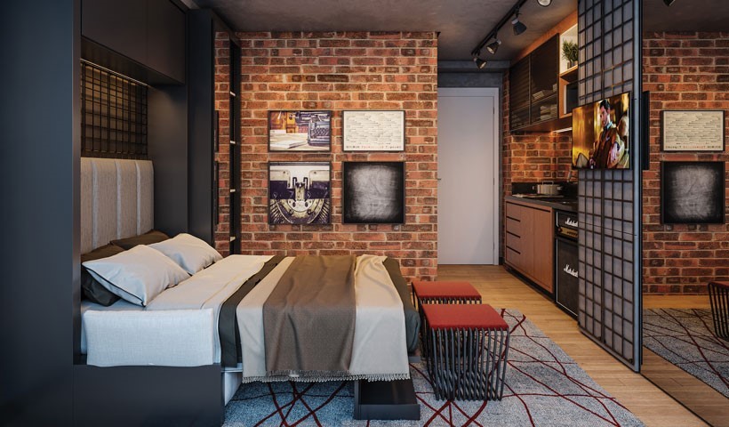 Studio à venda em São Paulo, Vila Clementino, com 1 quarto, 28,7m² - Meu Apartamento