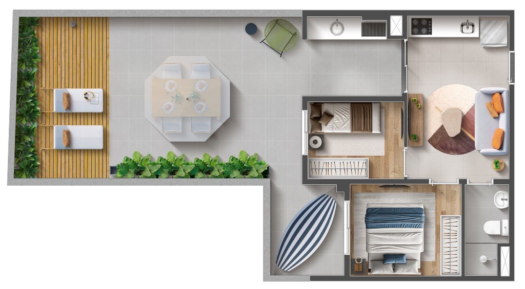 Apartamento, 1 quarto, 27 m² - Foto 33