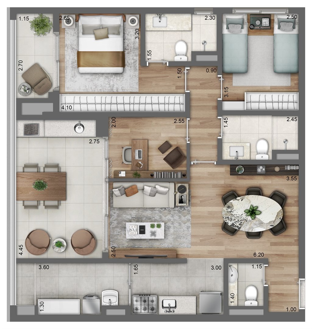Apartamento, 2 quartos, 91 m² - Foto 17