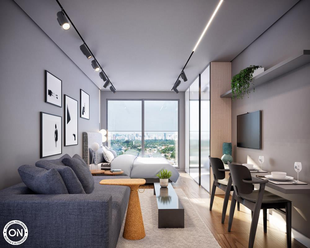 Studio à venda em São Paulo, Jardim Paulista, com 1 quarto, 56,12m² - Carreyra Imobiliaria