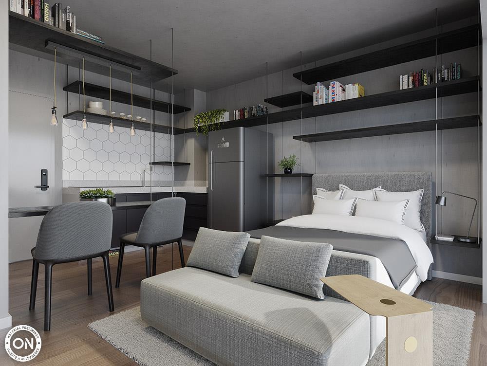 Studio à venda em São Paulo, Jardim Paulista, com 1 quarto, 56,12m² - Carreyra Imobiliaria