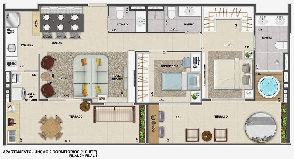 Apartamento, 1 quarto, 48 m² - Foto 15