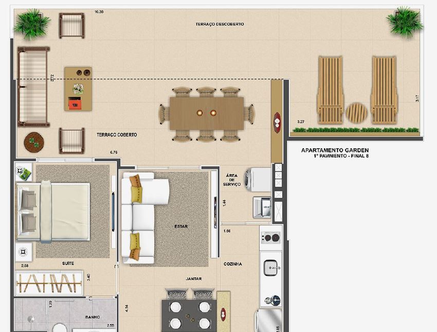Apartamento, 1 quarto, 48 m² - Foto 16