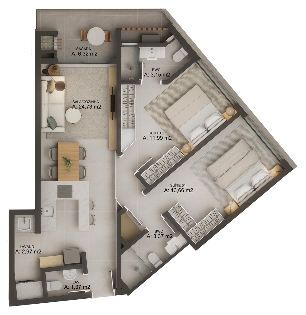 Apartamento, 4 quartos, 117 m² - Foto 28