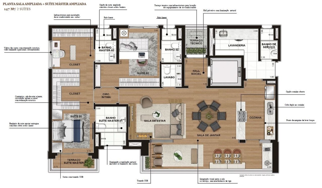 Apartamento, 3 quartos, 147 m² - Foto 13