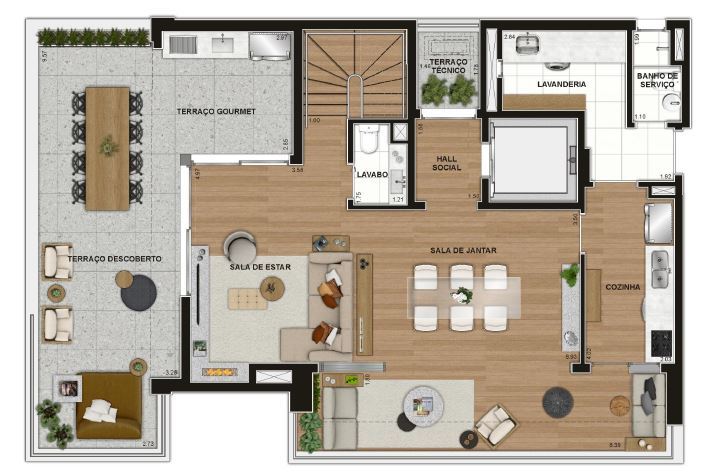 Apartamento, 3 quartos, 147 m² - Foto 14