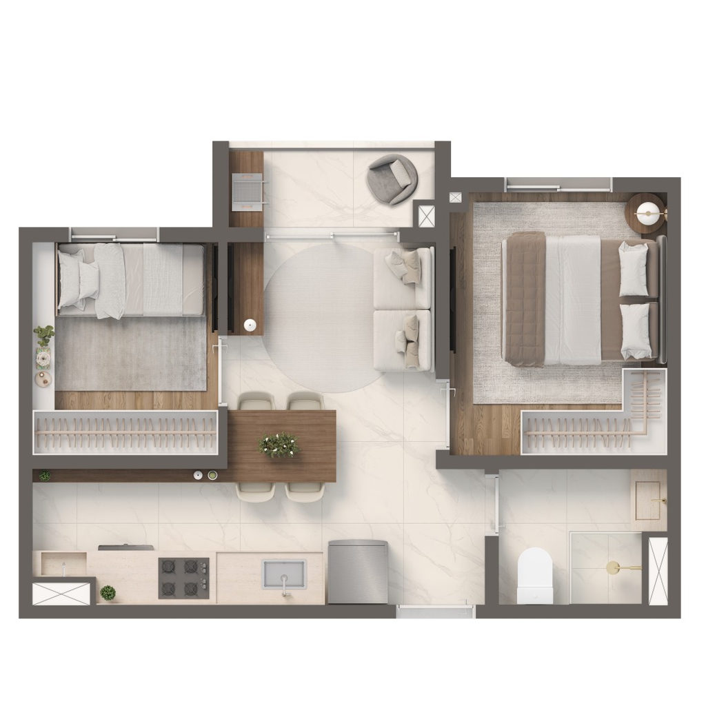 Apartamento, 2 quartos, 31 m² - Foto 27