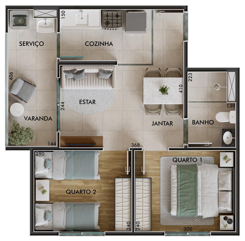Apartamento, 3 quartos, 62 m² - Foto 24