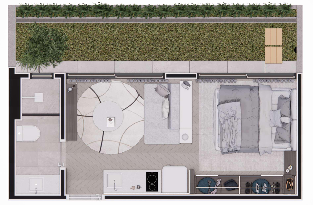 Apartamento, 1 quarto, 28 m² - Foto 16