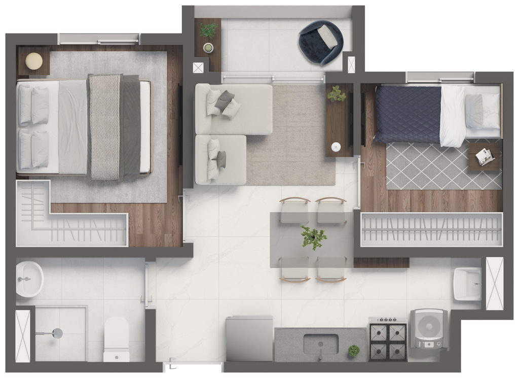 Apartamento, 1 quarto, 24 m² - Foto 35