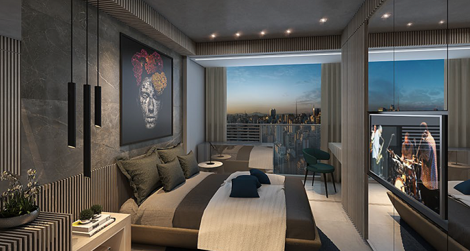 Apartamento à venda em São Paulo, Jardim América, com 1 quarto, 32,35m² - Renaldo Moura