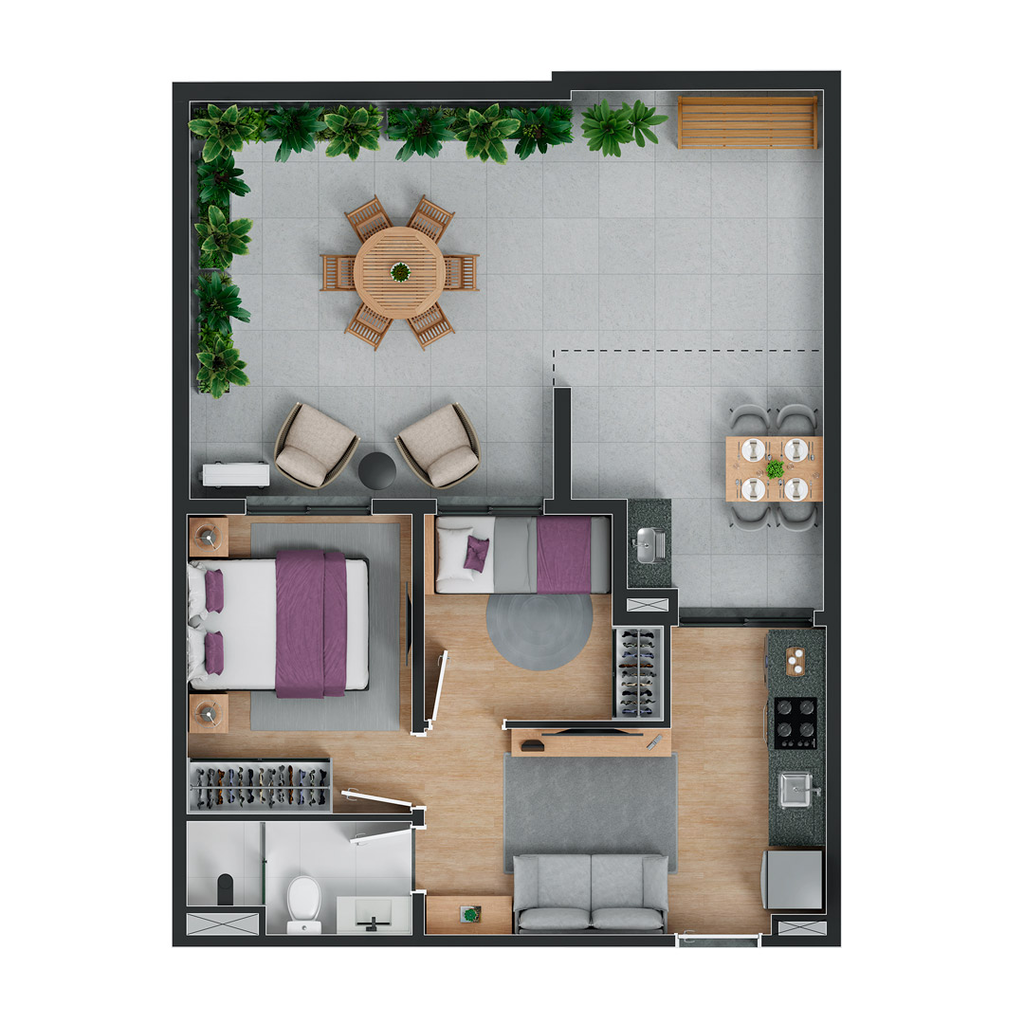Apartamento, 2 quartos, 37 m² - Foto 38