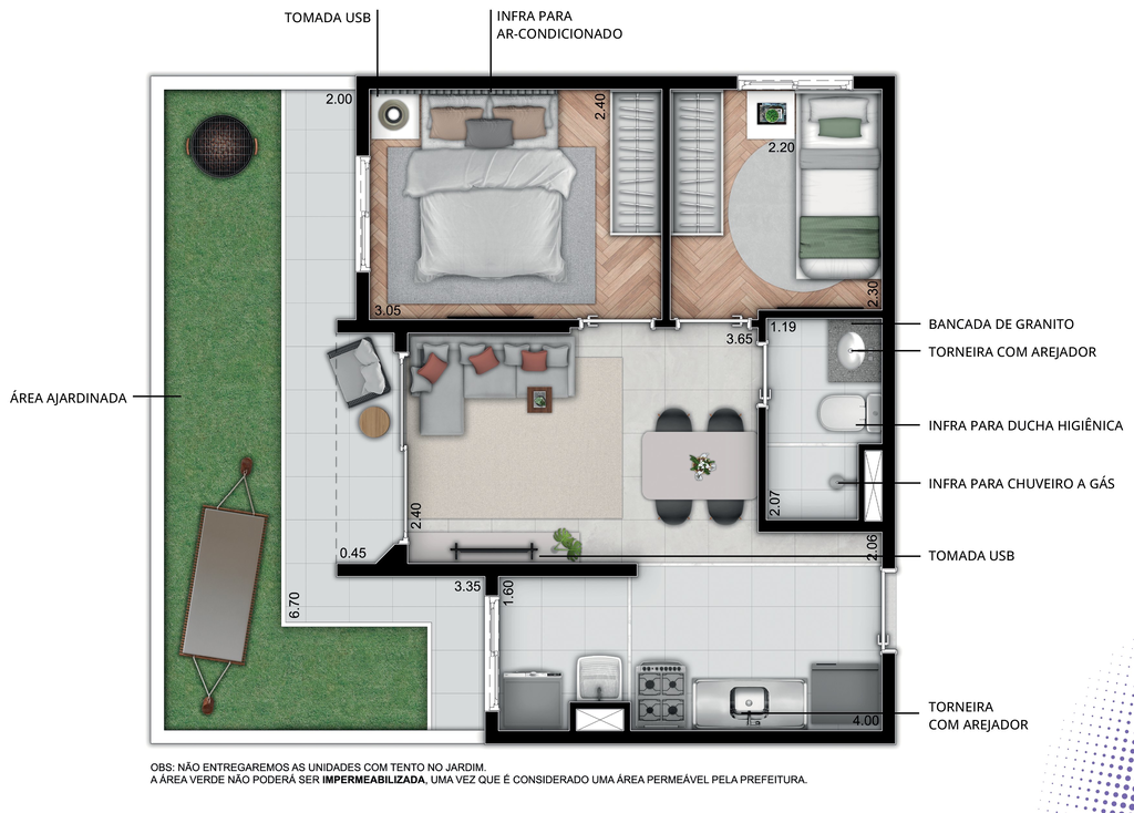 Apartamento, 2 quartos, 36 m² - Foto 27