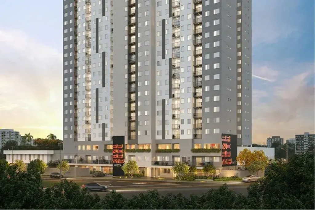 010 fachada - Apartamento à venda em Goiânia, Setor Coimbra, com 2 quartos, 39,46m²